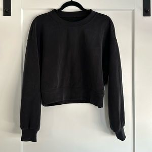 Perfectly oversized cropped crew*softstreme